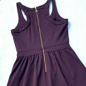 Cynthia Rowley Maroon/Plum A line Dress size S